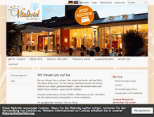 Tablet Screenshot of hotel-bad-birnbach.com
